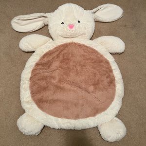Bunny lay on pillow